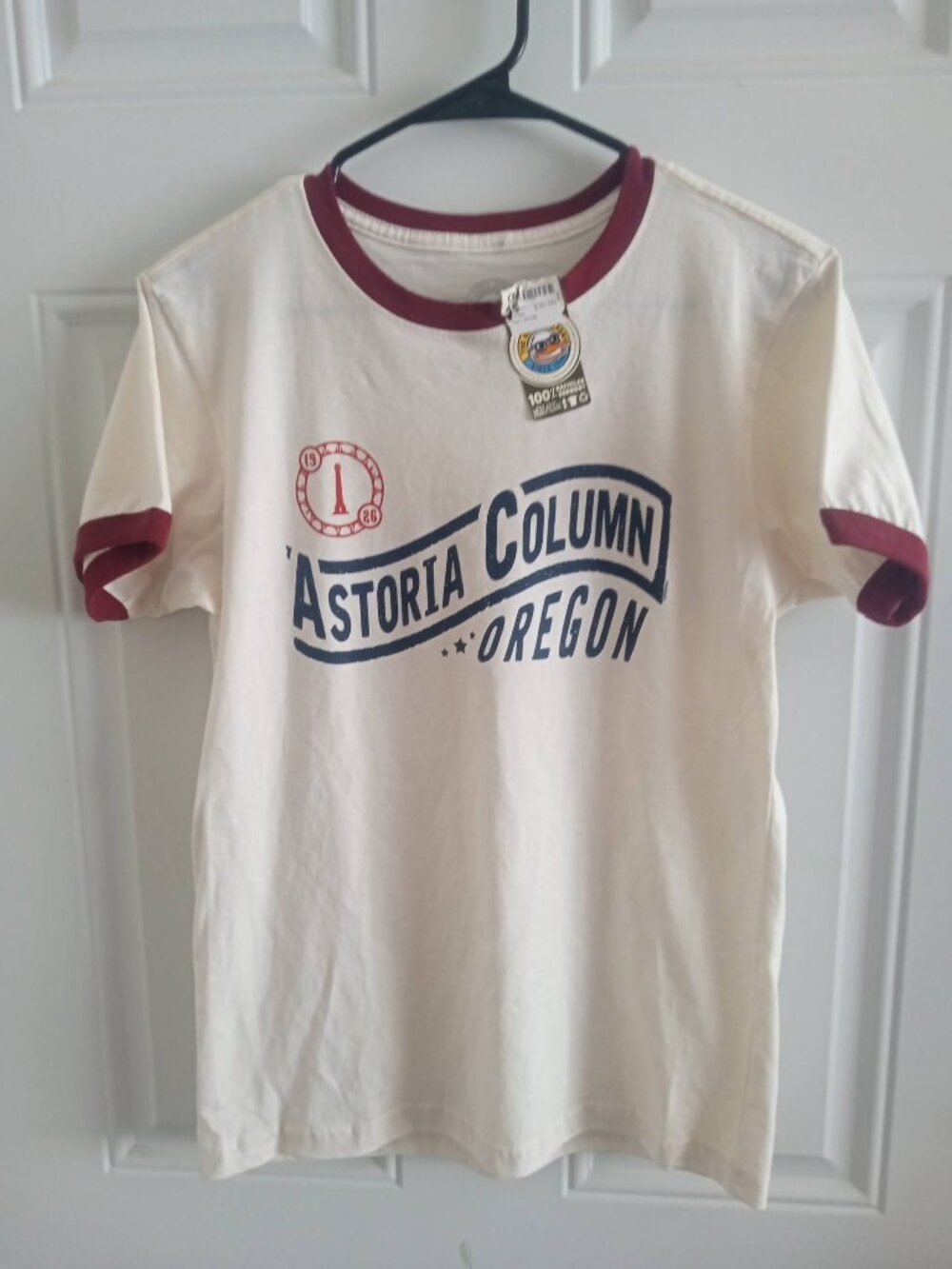 Astoria Column Oregon Tee by The Duck Company Size Small Unisex